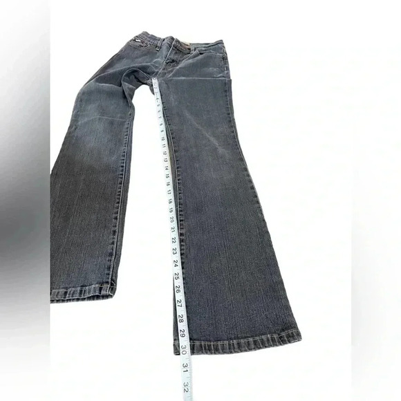 Tommy Jeans Luy Luy Vintage Y2K Flare Jeans Faded Black Juniors size 3 - Picture 12 of 14